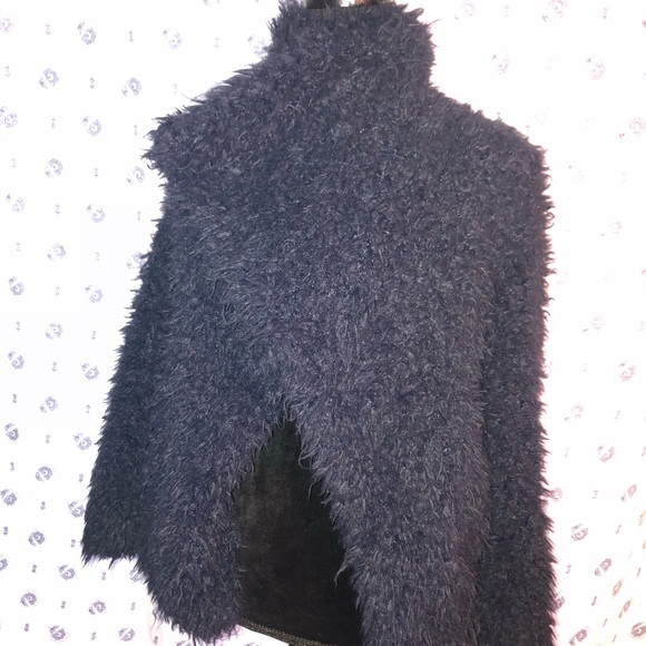 Guess Soft Furry Coat - Picture 3 of 5